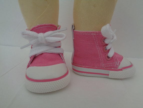 Bubble Gum Pink Canvas sneakers Tennis SHOES for 18 Bubble Gum Pink Canvas sneakers Tennis SHOES for 18