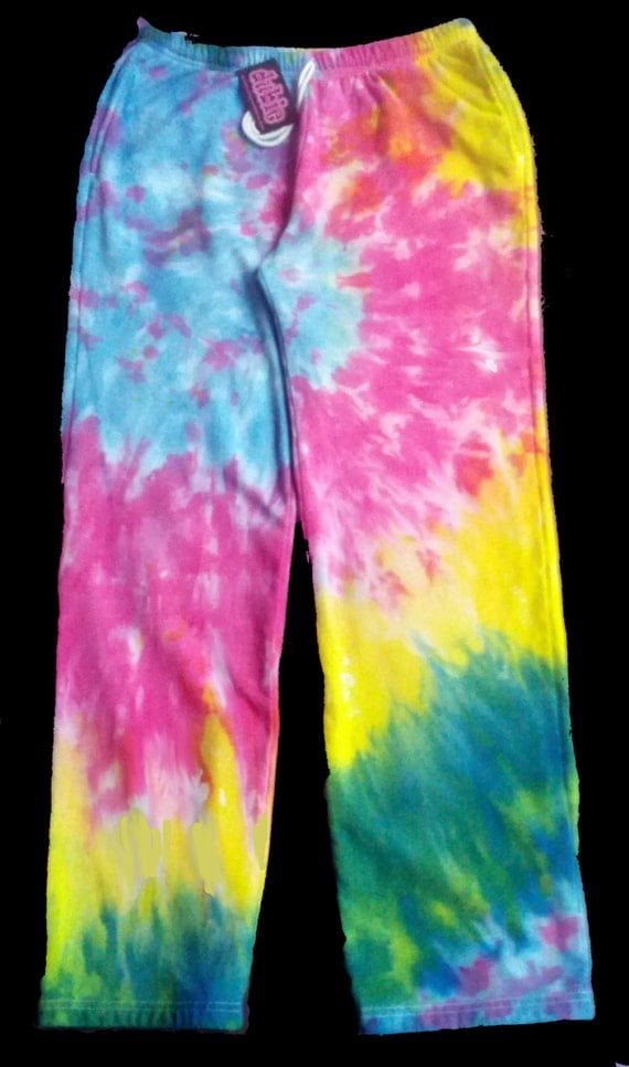 tie dye jogging bottoms