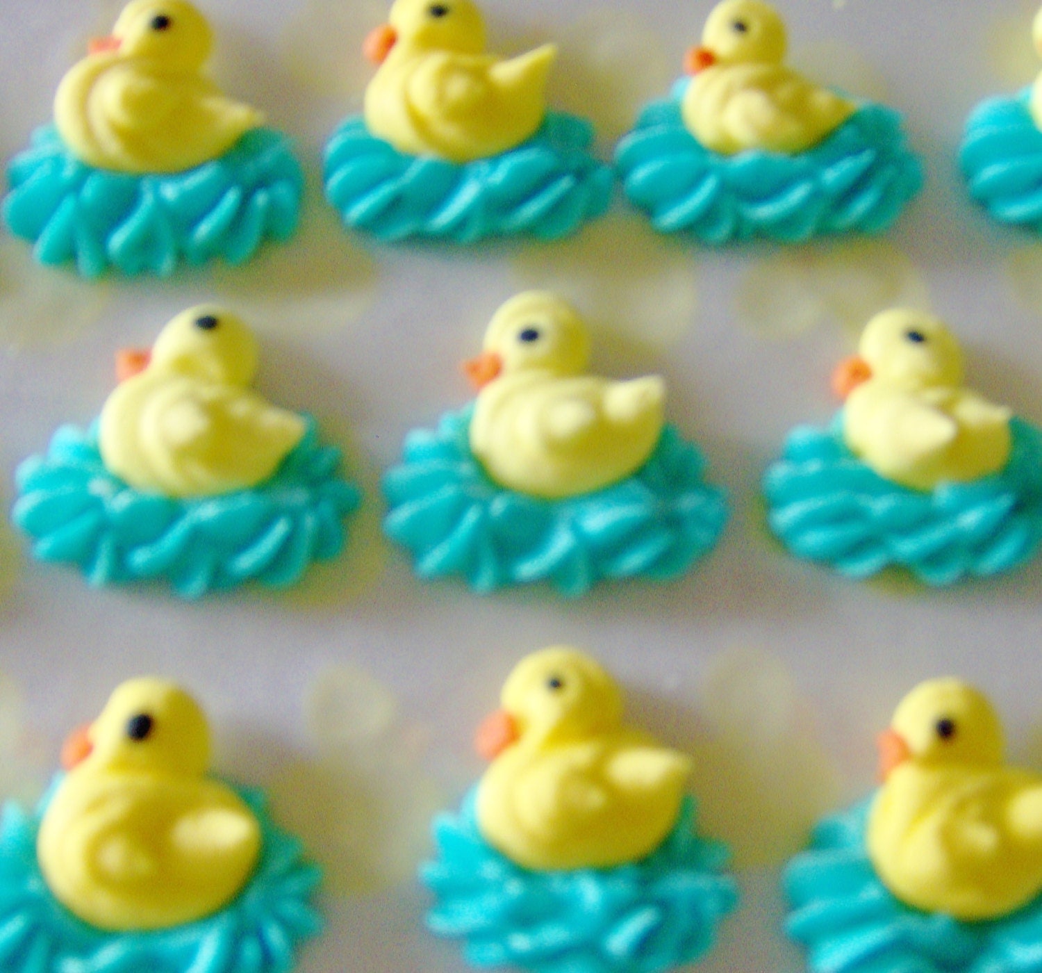 Royal Icing Easter Duck Cake Decorations Perfect By