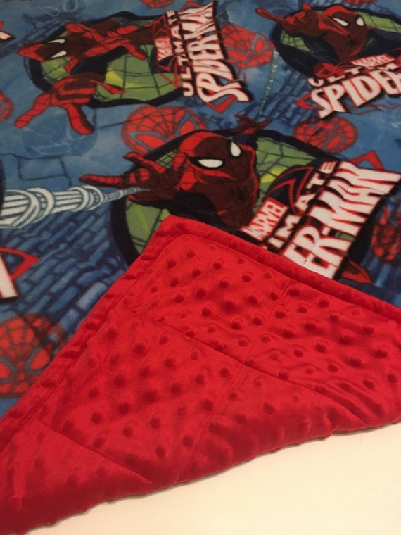 Spiderman fleece weighted blanket 35X40 & 40X60