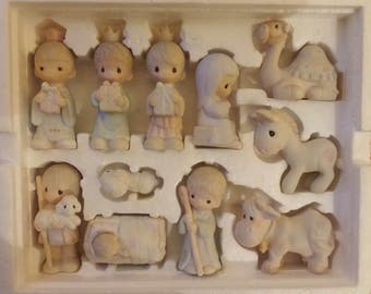 Precious moments nativity | Etsy