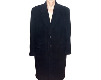 Vintage Balenciaga Paris men coat Cashmere Wool Blended Fabric Made in Italy