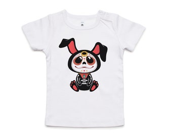 Fifty5 Clothing Day Of The Dead Bunny Wee Tee