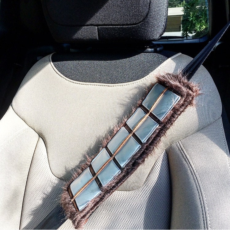 Seat Belt Cover Handmade Chewbacca Bandolier Star Wars Seat Belt Cover With Velcro Straps