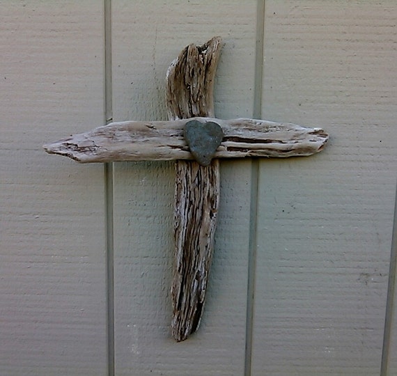 Wood Cross Driftwood Wall Hanging Religious Cross Natural Wood