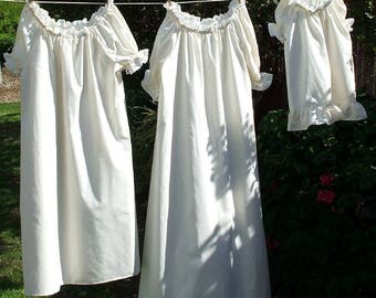 Prairie Nightgown XLg-5X Womens Plus Size Lace Trim Custom Made