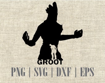 Download Groot silhouette | Etsy