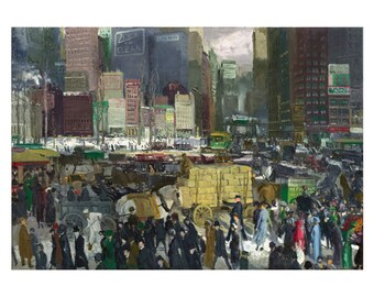 New York Oil Painting, George Bellows Print