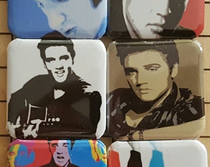 Elvis Presley, Elvis Art, Elvis Gifts, Button Pins, Pins, Pop Art