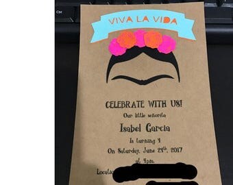 20 Frida Kahlo inspired Party Invitations