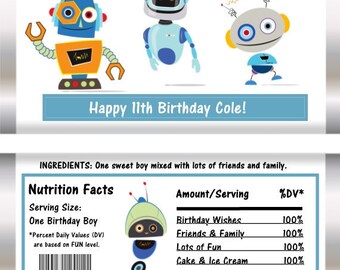 12 Personalized Wrapped HERSHEY'S® Chocolate Candy Bars for Kids Birthday- Kids Birthday Favor
