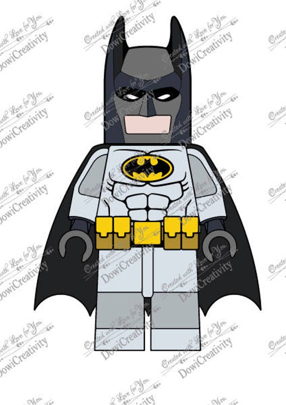 Lego Batman SVG DXF AI eps pdf cdr cutting files Silhouette Studio ...