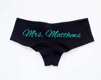 Bachelorette Underwear // Bachelorette Panties // Bachelorette Lingerie // Wedding Panties // Wedding Underwear // Something Blue Panties