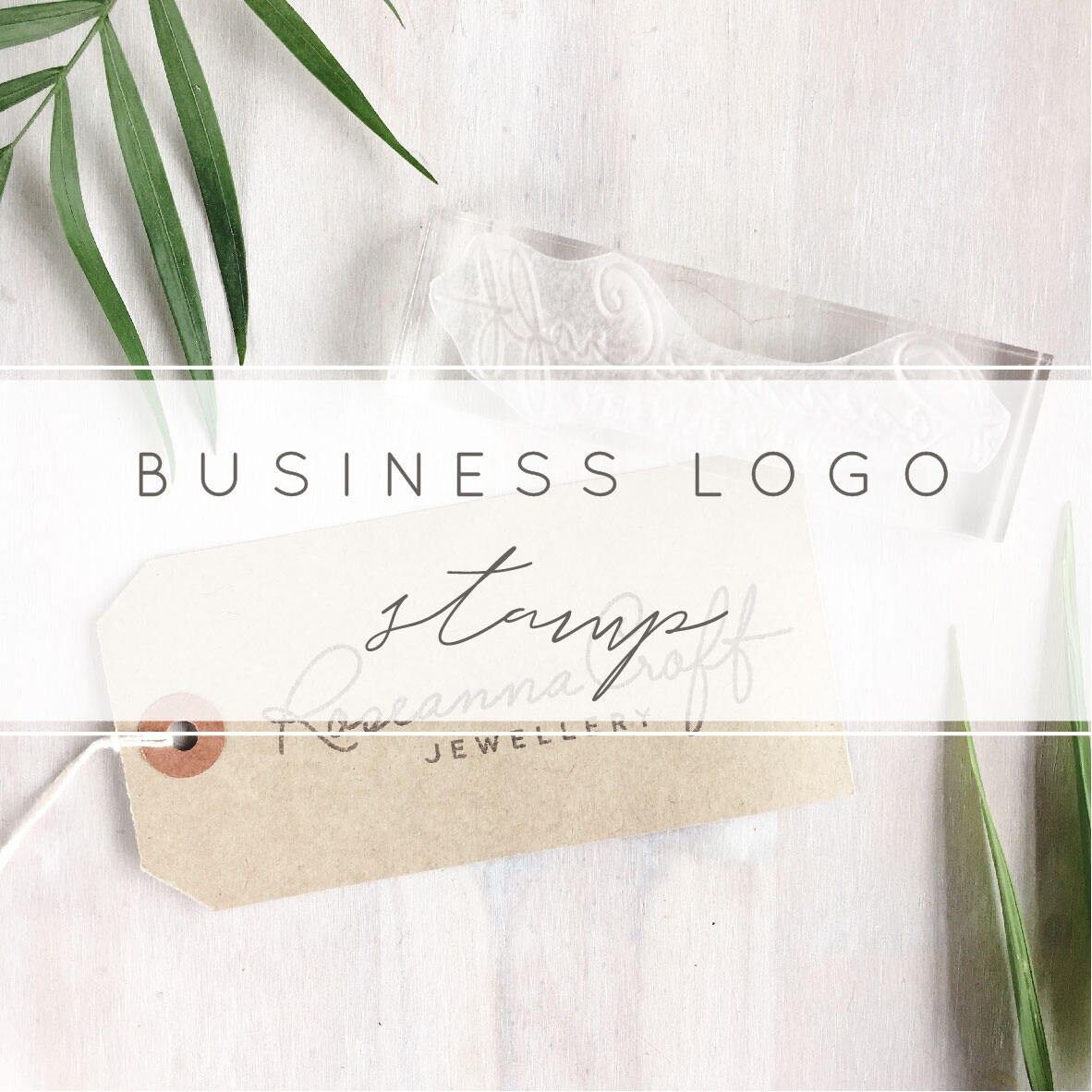 Custom Logo Stamp Personalised Business Stamp Logo Stamper