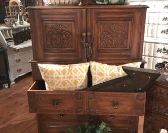 Beautifully Carved Unique Dresser