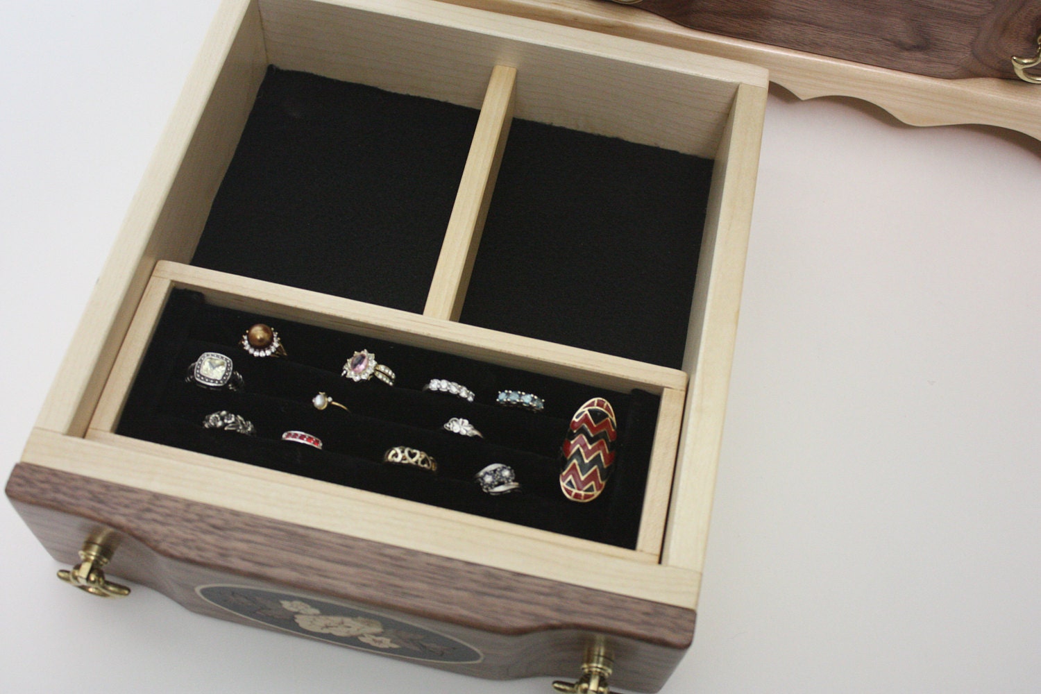 Jewelry Box with Ring Holder Box For Sale