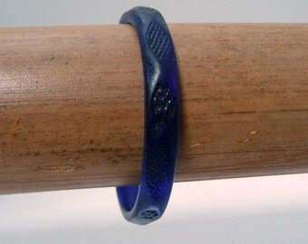 Ancient Roman Glass Bracelet // Faceted Glass Yemen Bracelet // Tribal Vintage Jewelry