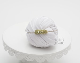 Classic White ultra stretchy knit wrap - newborn knit wrap