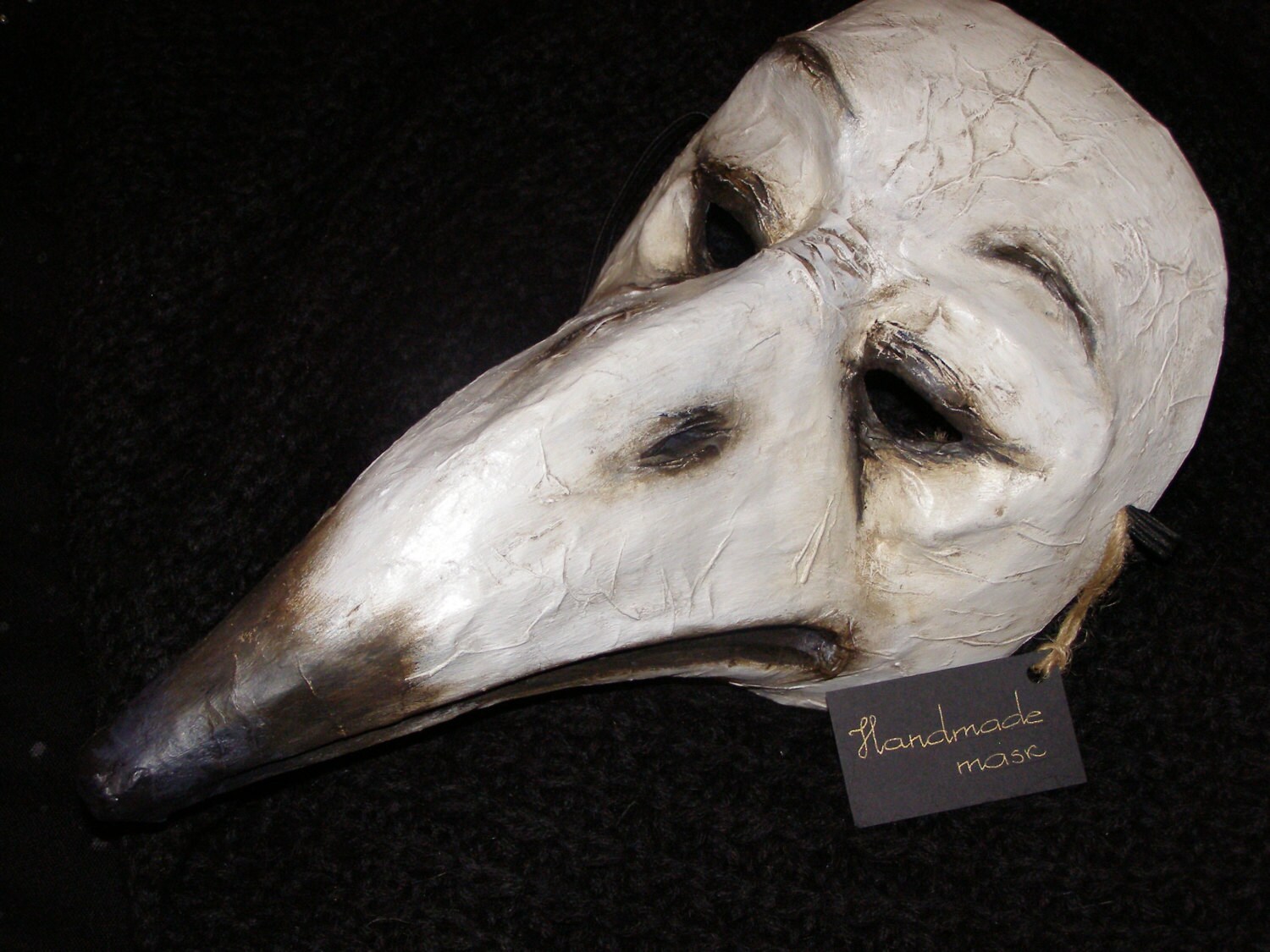 Masquerade mask raven mask crow mask Plaque Doctor mask Paper