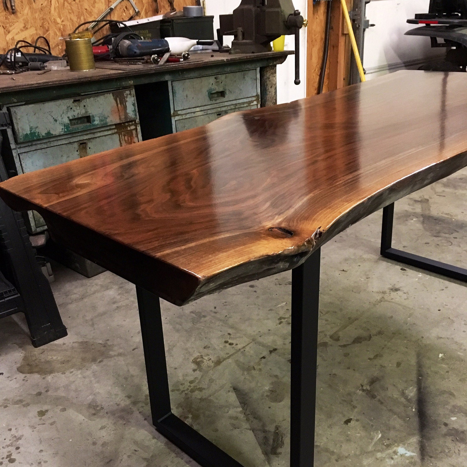 YOUR Custom Listing Live Edge Walnut Desk