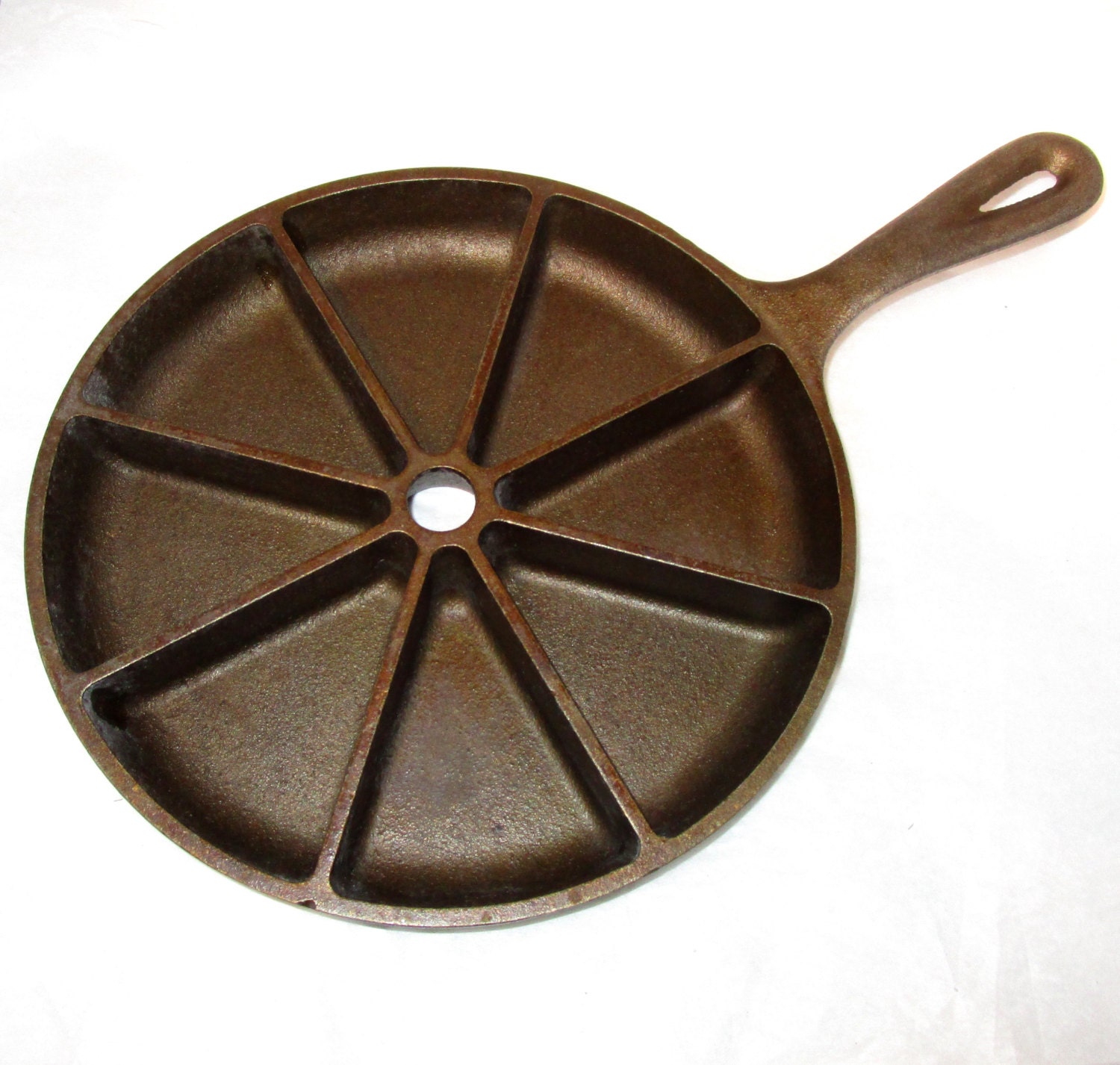 Vintage Lodge 9 Cast Iron Cornbread Skillet D2 8cb