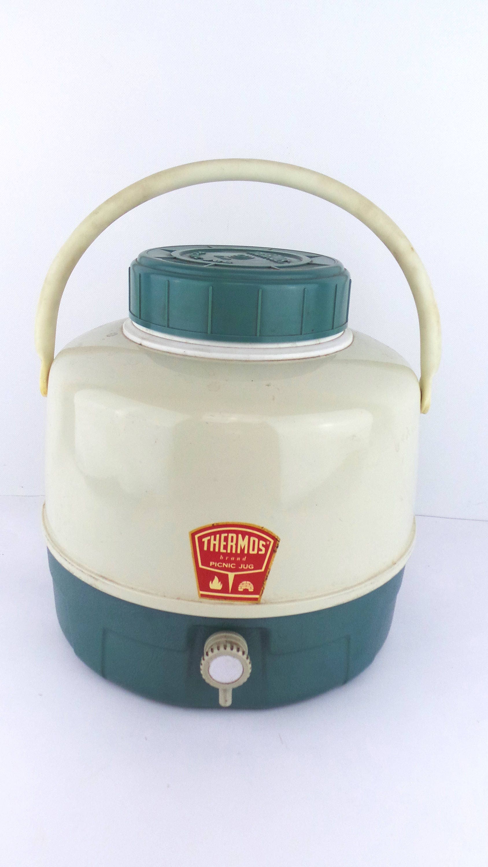 70s Thermos Brand Picnic Jug 1 Gallon Teal Aqua Vintage