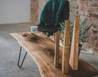 Coffee Table, Rustic Coffee Table, Wooden Coffee Table, Wood Home Decor, Walnut Coffee Table, Mid Century Table, End Table, New Home Gift