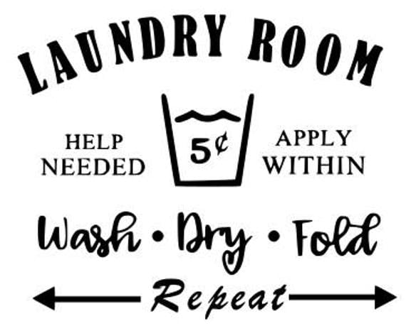 SVG laundry room wash dry fold help needed apply within