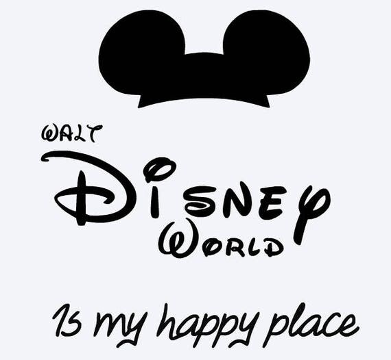 Download SVG, walt disney world is my happy place, disney mickey ...