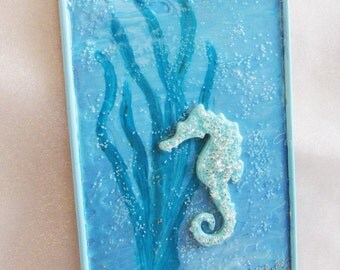 Aqua Wall Decor seashell wall decor | etsy Aqua Wall Decor seashell wall decor | etsy