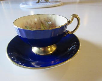 ENGLAND AYNSLEY TEACUP and Saucer Set