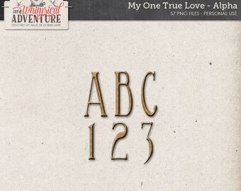 Digital alpha, alphabet, digital scrapbooking elements, embellishments, valentine's day, romantic, love, wedding, metal, metal alpha