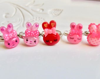 Bunny Ring, Kawaii Ring, Kawaii Jewelry, Bunny Jewelry, Rabbit Ring, Cute Ring
