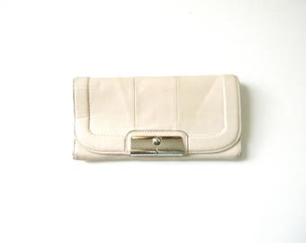 White Leather Coach Wallet