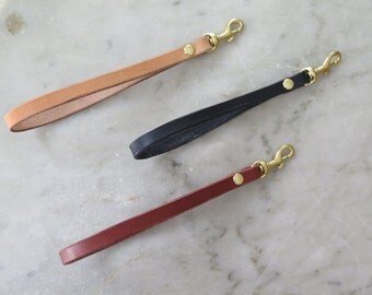 Leather Wrist Strap // Leather Wristlet // Key Fob // Key Chain // Strap for Keys