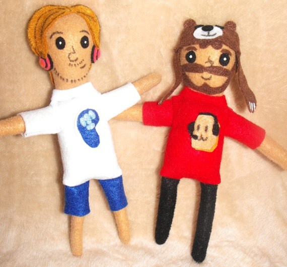 Items similar to PewdiePie & Cinnamon Toast Ken Classic Plush Pack on Etsy