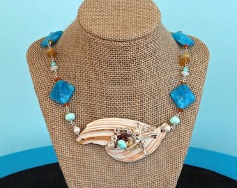 Handmade Art Jewelry Beach Jewelry One Of A by BeOnTheSeaJewelry