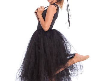 Tutu Costume, Halloween Costumes, Black Tutu Skirt, Girls Costumes, Kids Costumes, Girls Dress Up, Night Queen Costume, Girls Black Costume.