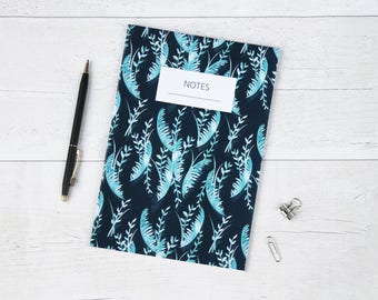 Dark Tropical A5 Lined Notebook