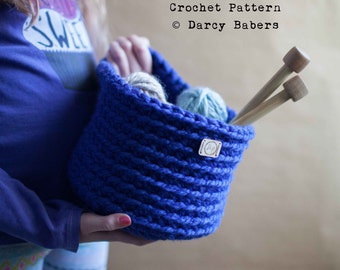 Crochet pattern // Hanging Basket // Instant Download