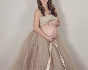 Maternity full lengtht tutu skirt, extra full tutu skirt, extra full maternity tutu skirt, maternity photo prop, maternity photography prop