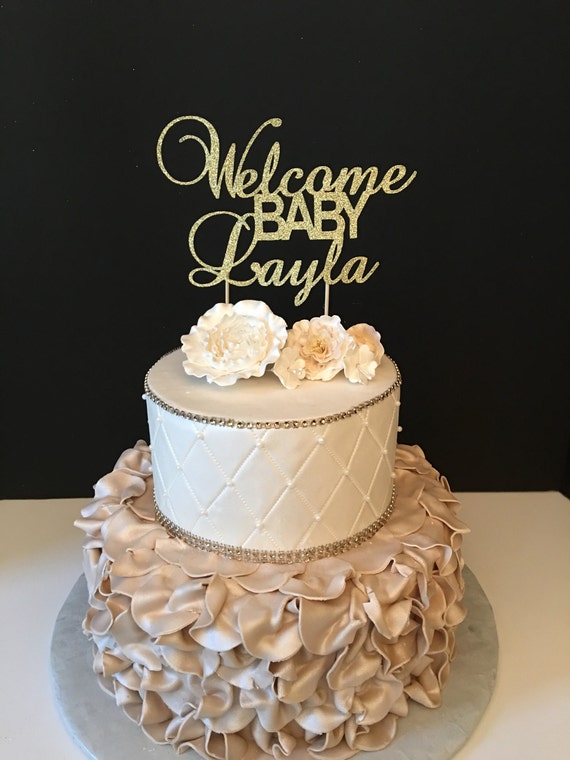 Any Name Personalized Baby Cake Topper Personalized