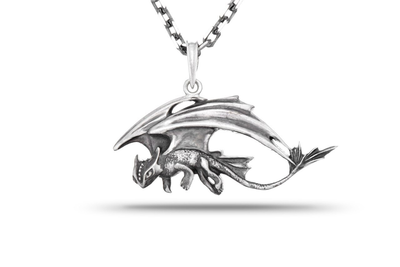 How to train your dragon Toothless jewelry Dragon jewelry