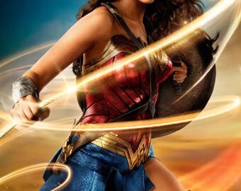 Wonder Woman Gal Gadot 2017 NEW movie poster DC Comics
