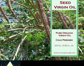 Lotus House Moringa Seed Virgin - Pure Organic Virgin Oil (CP)