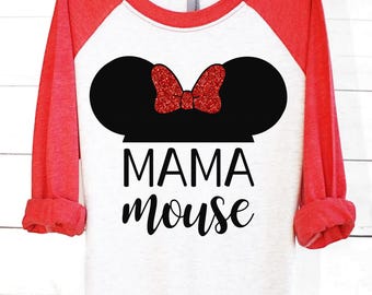 Mama Mouse | Disney Shirts | Disney Family Shirts | Minnie Mouse Shirt | Minnie Mouse | Disney Clothing | Mama Shirt | Mama Mouse Shirt