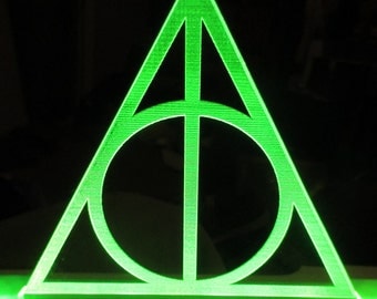 Deathly hallows inspired Harry Potter sheet lamp