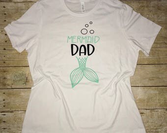 mom and dad mermaid shirts