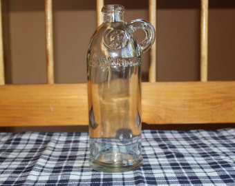 Vintage Glass Vase with Small Handle