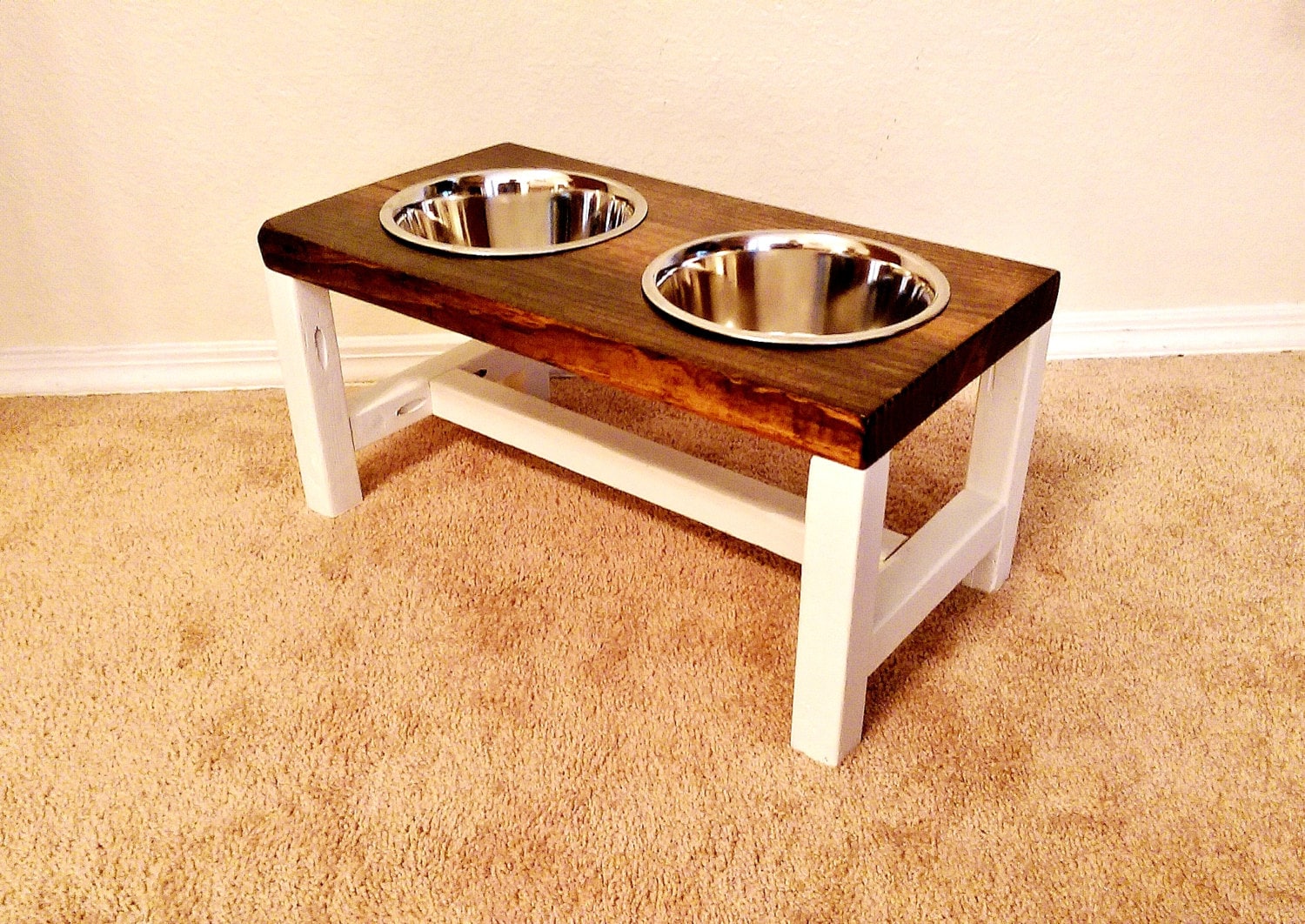 Dog Bowl Stand Large Dog Bowl Stand Farmhouse Style